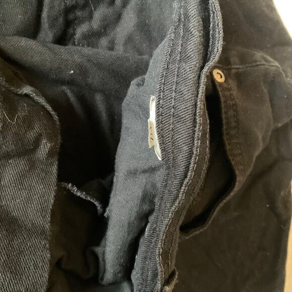 Gloria Vanderbilt Women Denim Straight Leg Jeans Size 16W, Black - Picture 9 of 12